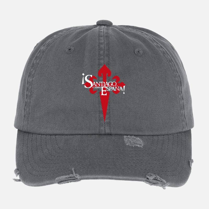 Santiago (Dunkelheit) Flexfit Vintage Destroyed Cap