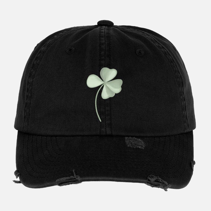 Four-leaf clover Flexfit Vintage Destroyed Cap