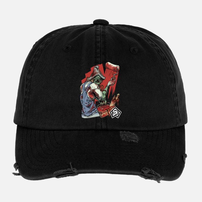 Maler, Lackierer, Künstler, Handwerker Flexfit Vintage Destroyed Cap