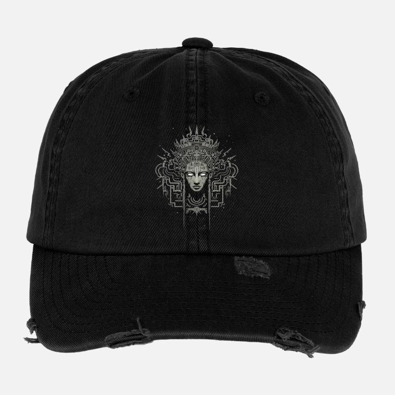 Hypnotischer Kopf Flexfit Vintage Destroyed Cap