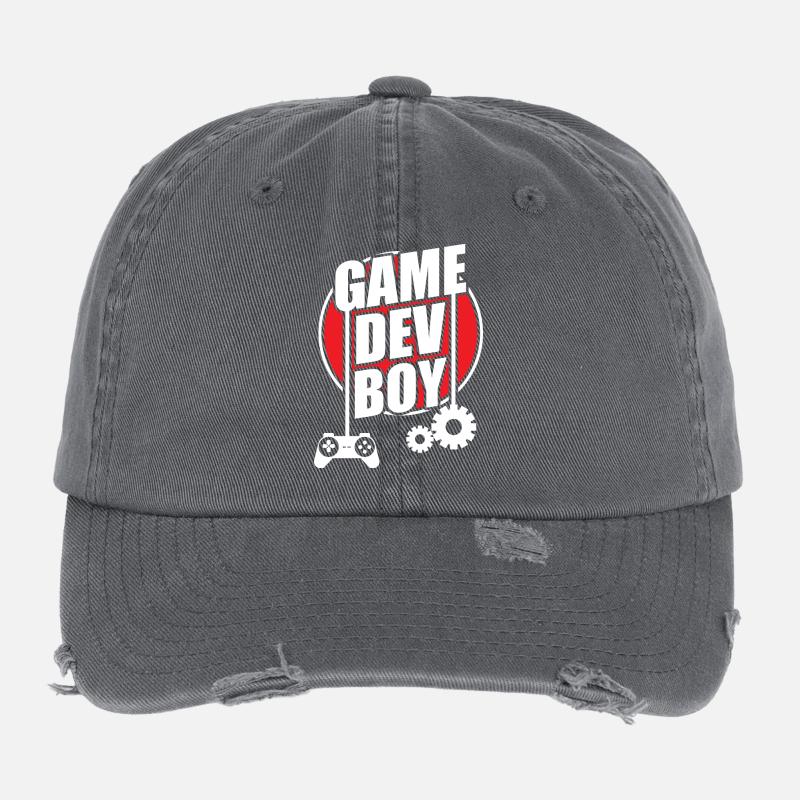 Game developer Flexfit Vintage Destroyed Cap