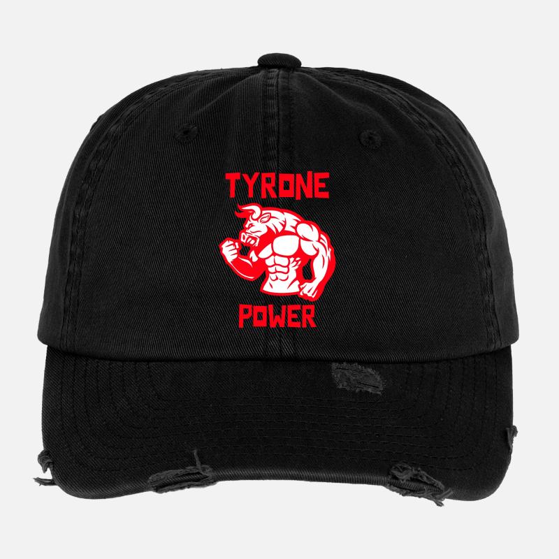 Tyrone Power Ireland Flexfit Vintage Destroyed Cap