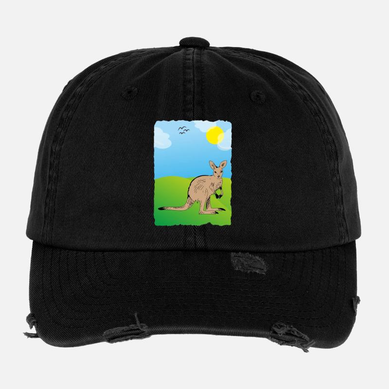 Känguru Flexfit Vintage Destroyed Cap