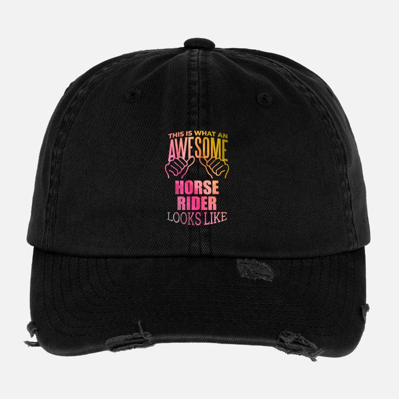 Équitation Casquette vintage effet usé Flexfit