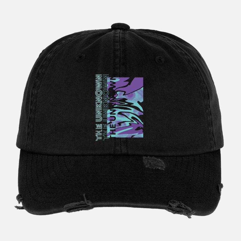 The Unknown – Digital Distortion Flexfit Vintage Destroyed Cap
