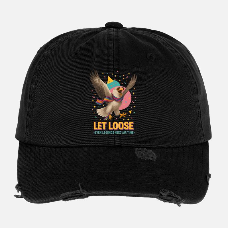 Let Loose – Der Legenden-Adler Flexfit Vintage Destroyed Cap
