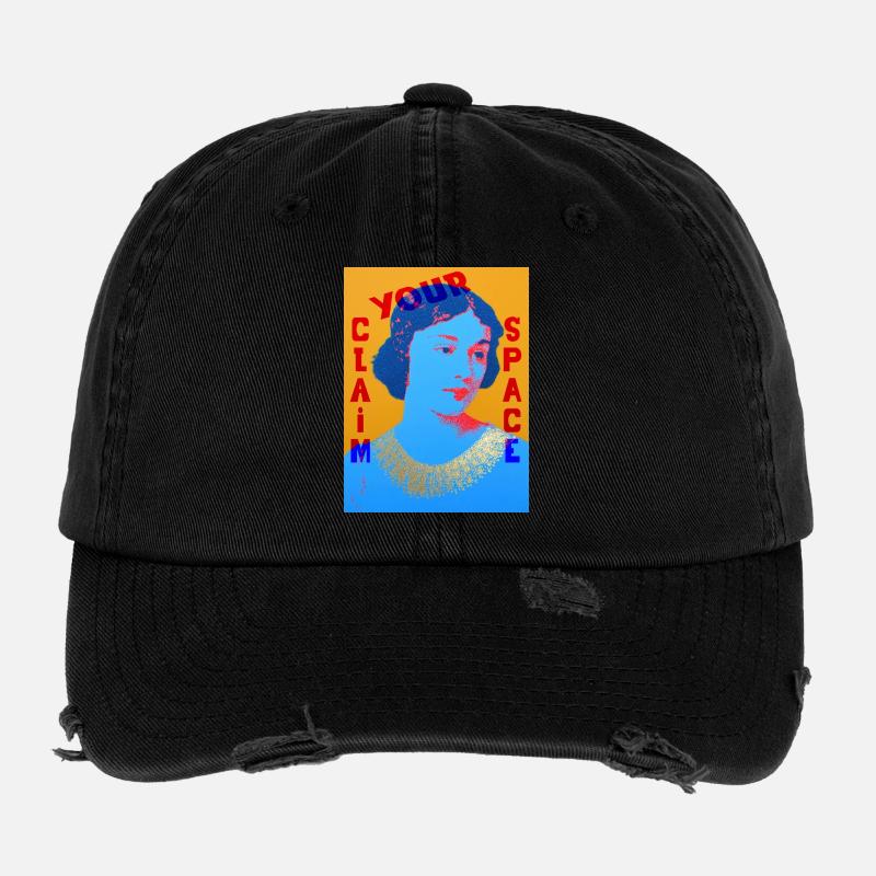 Femme Pop Art intemporelle avec contraste de couleurs Casquette vintage effet usé Flexfit