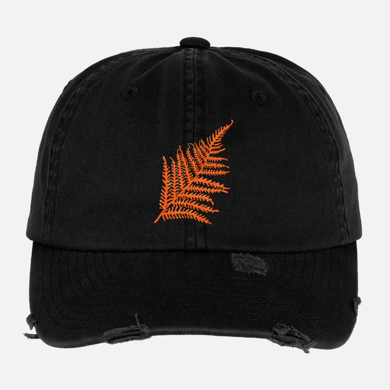 Fougère à l’orange Casquette vintage effet usé Flexfit