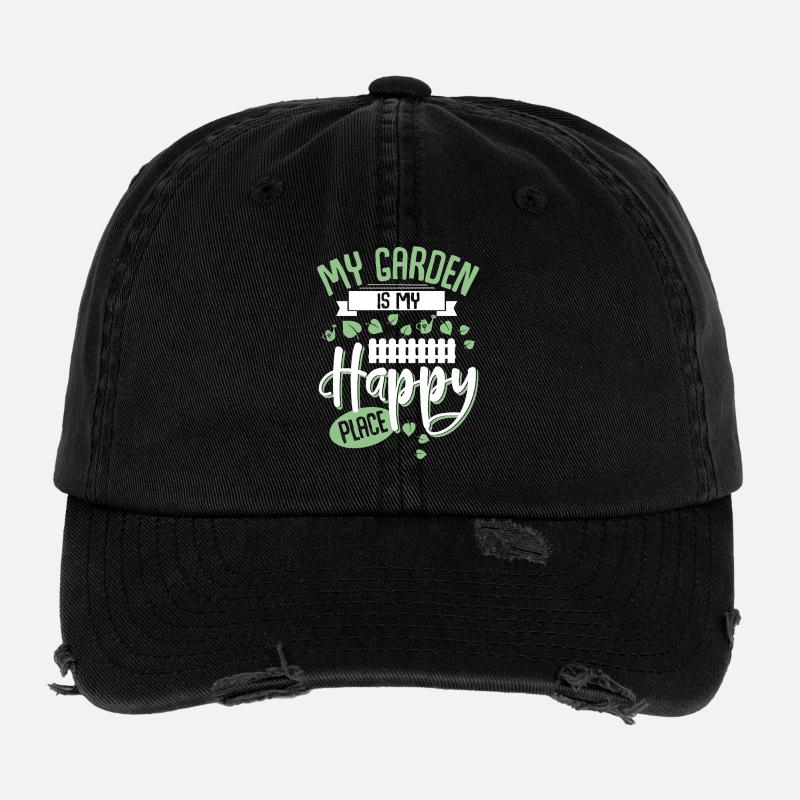 Garten Schrebergarten Flexfit Vintage Destroyed Cap