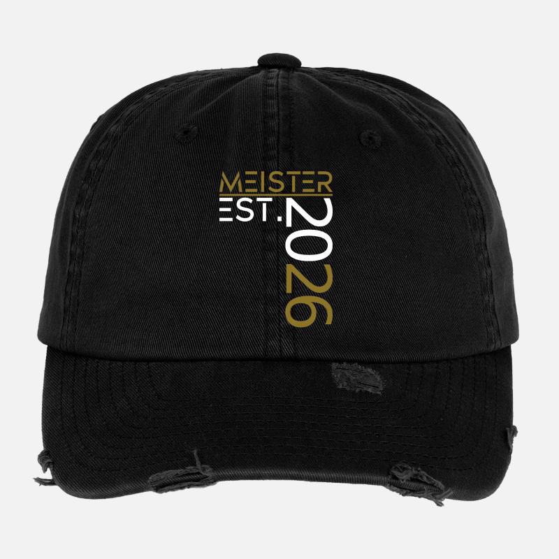 Meister est. 2026 Flexfit Vintage Destroyed Cap
