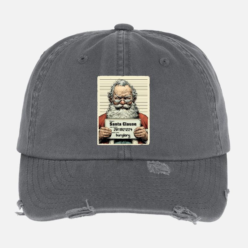Le Père Noël arrêté Casquette vintage effet usé Flexfit