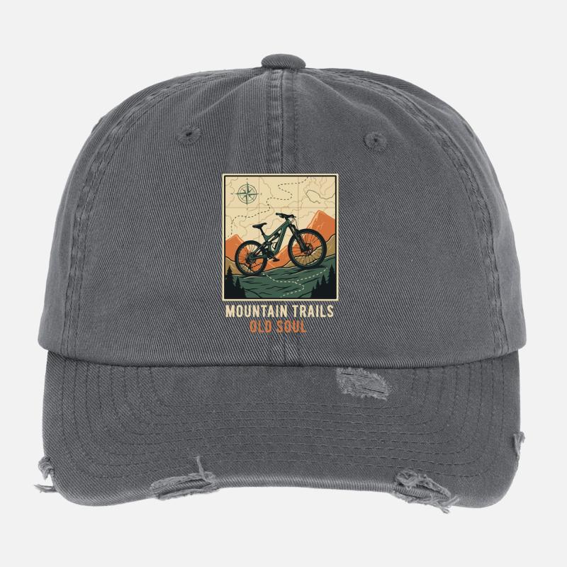 Bergwege Alte Seele Flexfit Vintage Destroyed Cap