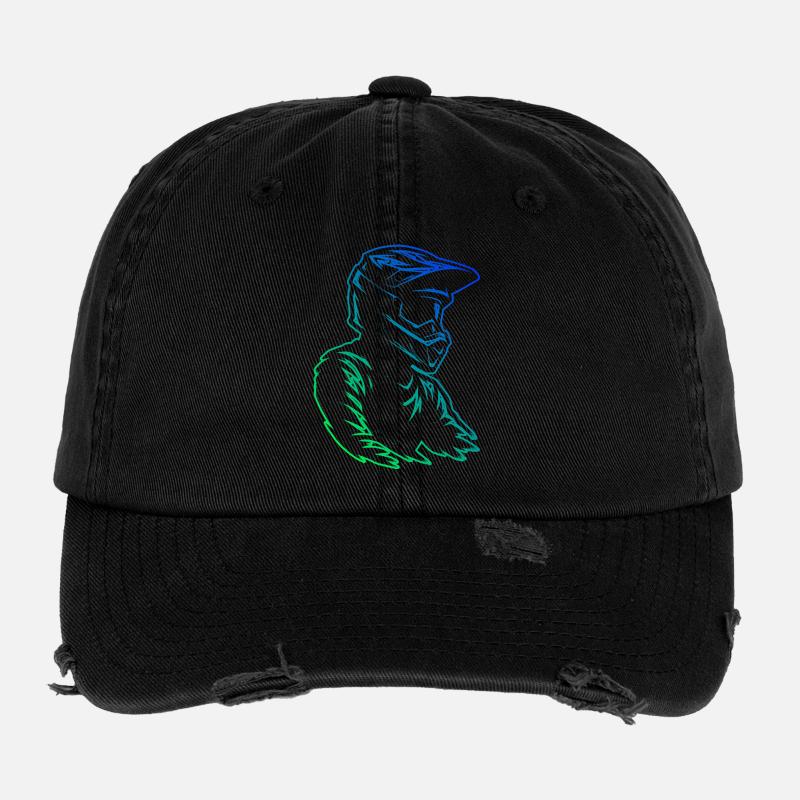 Coole Motocross Inspiration Flexfit Vintage Destroyed Cap