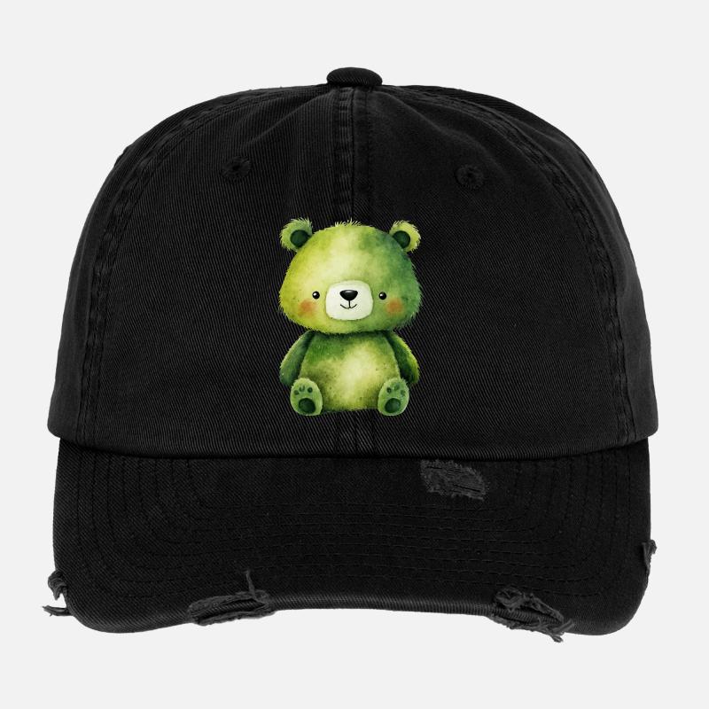 Ourson Tout Doux – Univers Tendre de l’Enfance Casquette vintage effet usé Flexfit