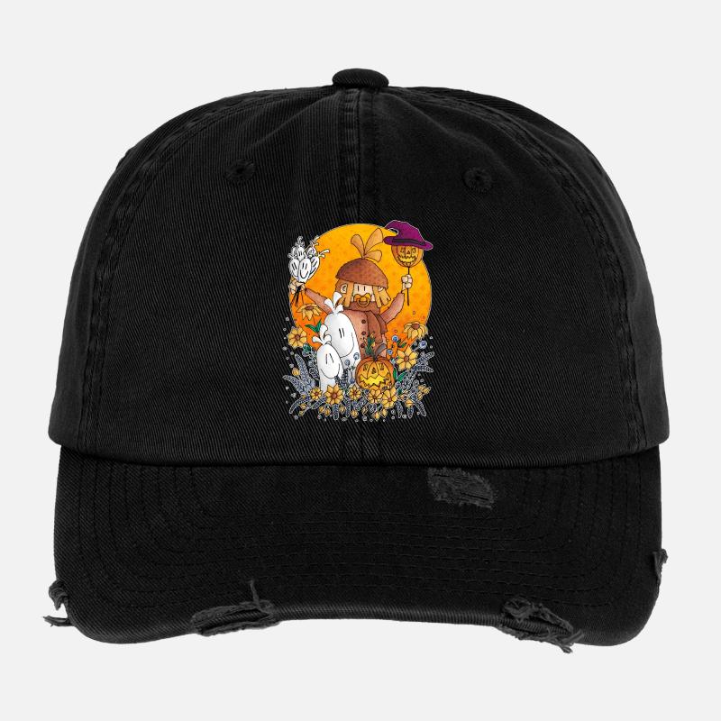 Ugo - la parade des citrouilles / Casquette vintage effet usé Flexfit