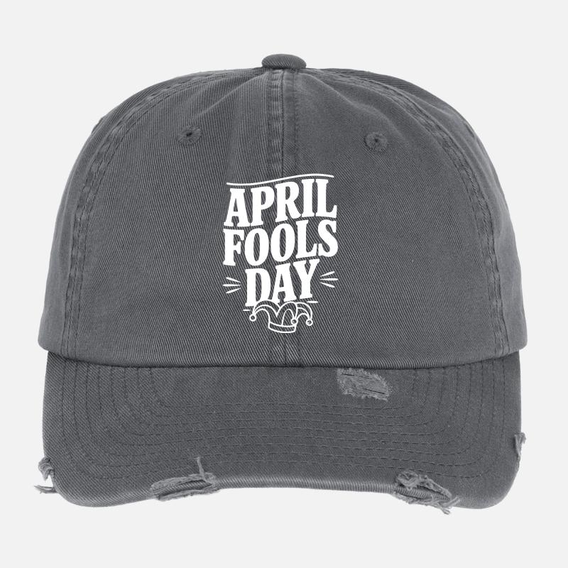 April Fools Day Flexfit Vintage Destroyed Cap