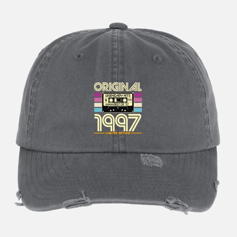 Original 1997 Cassette Rétro Casquette vintage effet usé Flexfit
