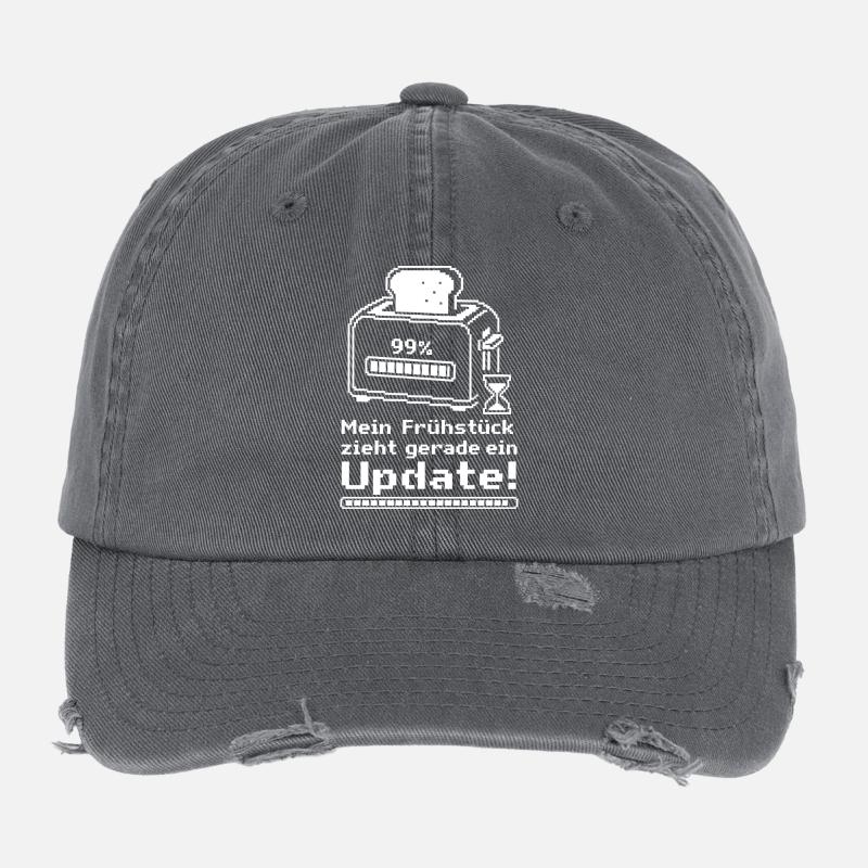 Smart Home Frühstück, Update Toaster Flexfit Vintage Destroyed Cap