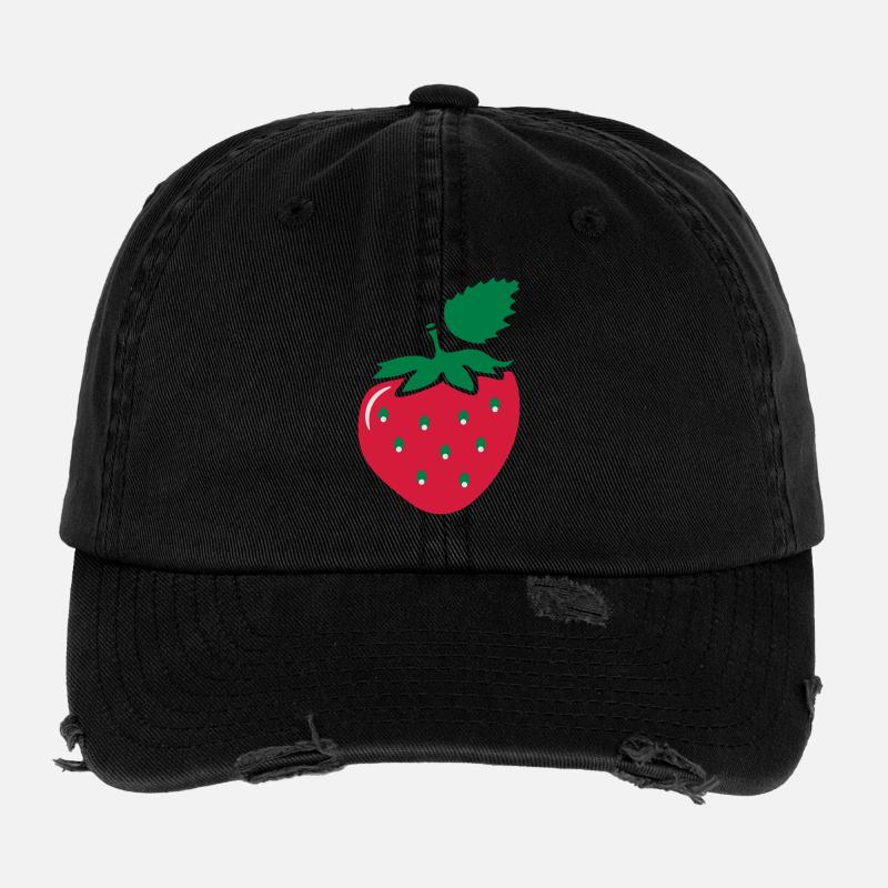 Erdbeere Flexfit Vintage Destroyed Cap