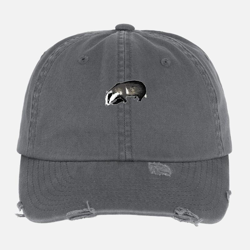 Badger Flexfit Vintage Destroyed Cap