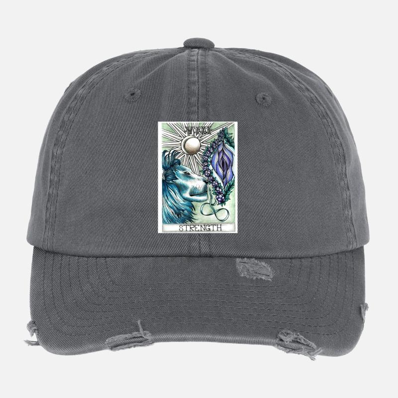 Strength Flexfit Vintage Destroyed Cap