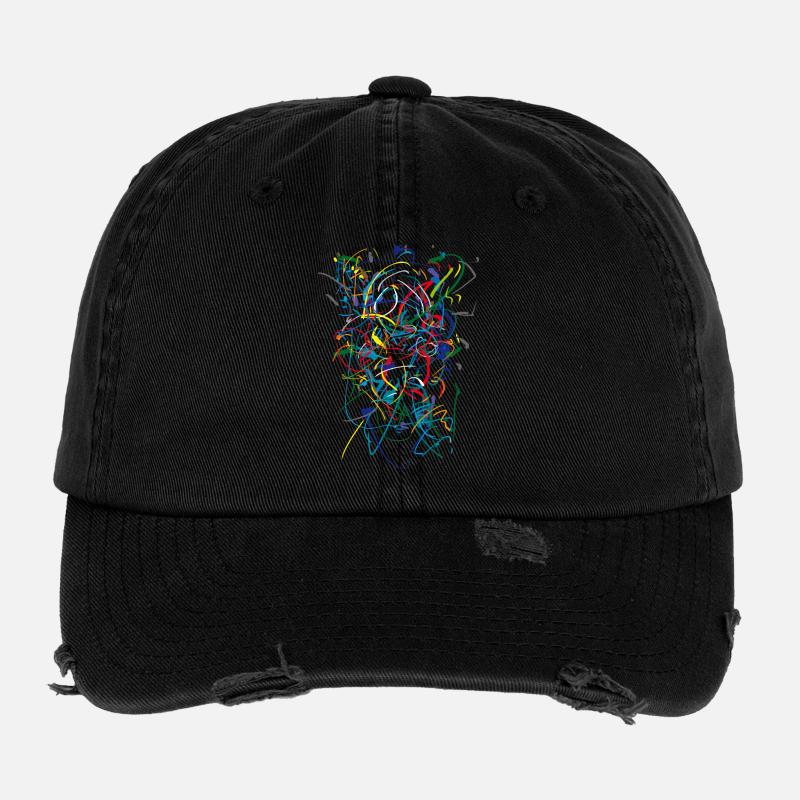 Abstrakt Flexfit Vintage Destroyed Cap