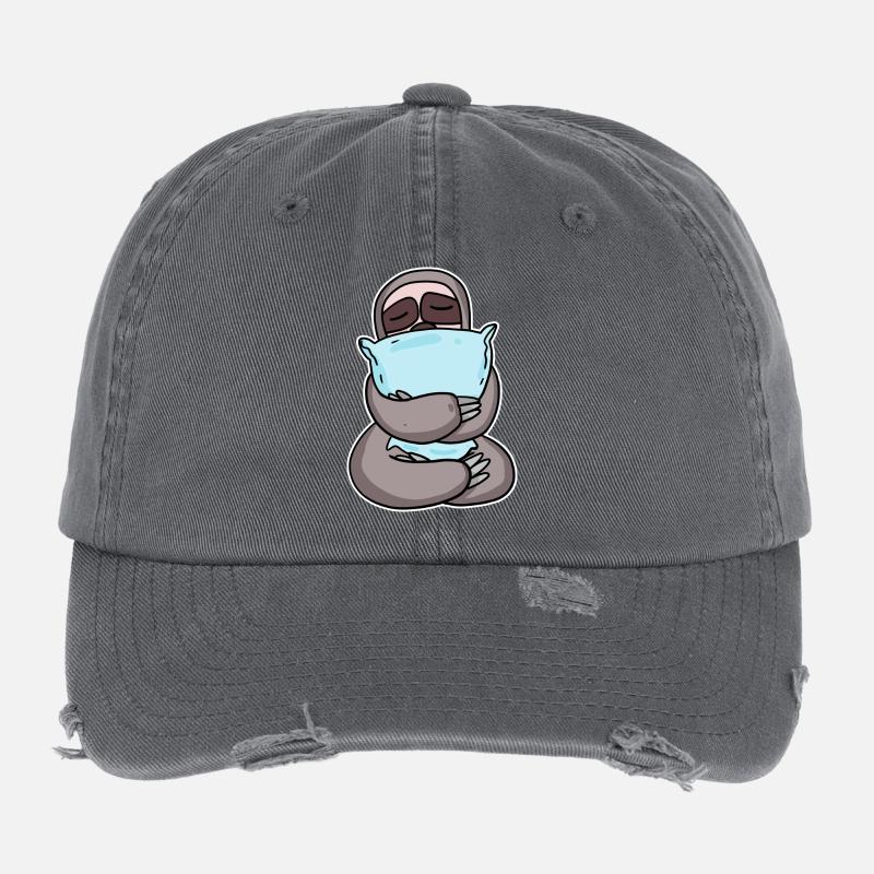 Paresseux avec oreiller Casquette vintage effet usé Flexfit