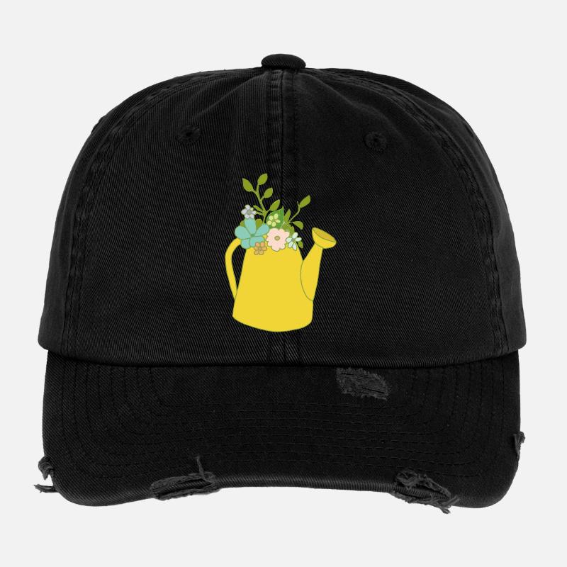 giesskanne blumen Flexfit Vintage Destroyed Cap