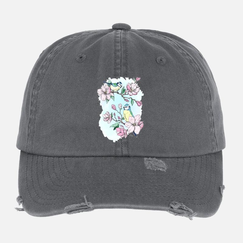 Blaumeisen und Magnolien Flexfit Vintage Destroyed Cap