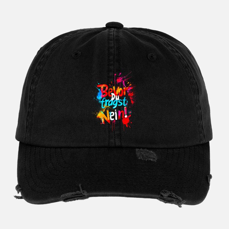 Bevor Du fragst: NEIN! Flexfit Vintage Destroyed Cap