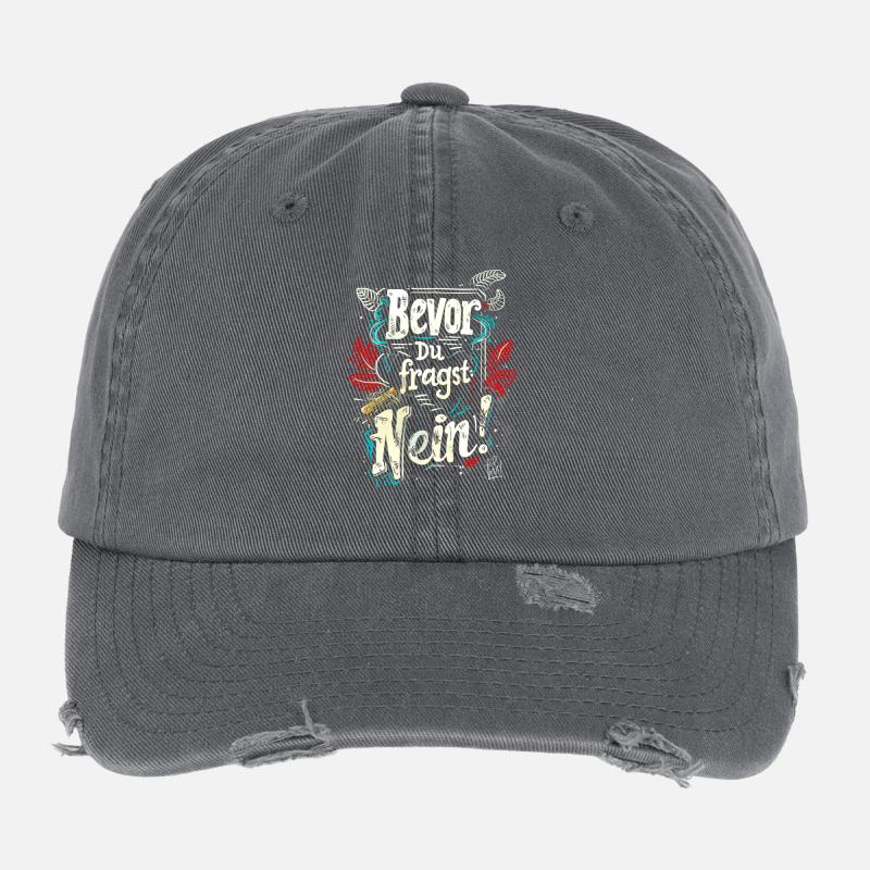 Bevor Du fragst: NEIN! Flexfit Vintage Destroyed Cap
