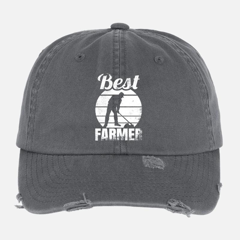 Best Farmer Flexfit Vintage Destroyed Cap