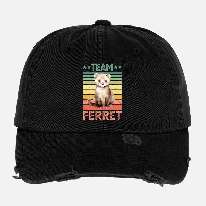 Ferret Flexfit Vintage Destroyed Cap