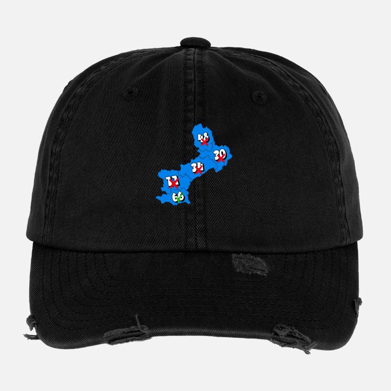Region Languedoc Roussillon Flexfit Vintage Destroyed Cap
