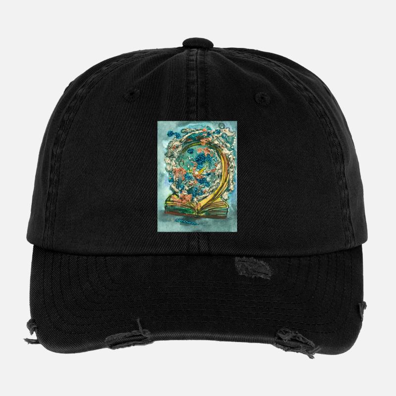 Magischer Roman Flexfit Vintage Destroyed Cap