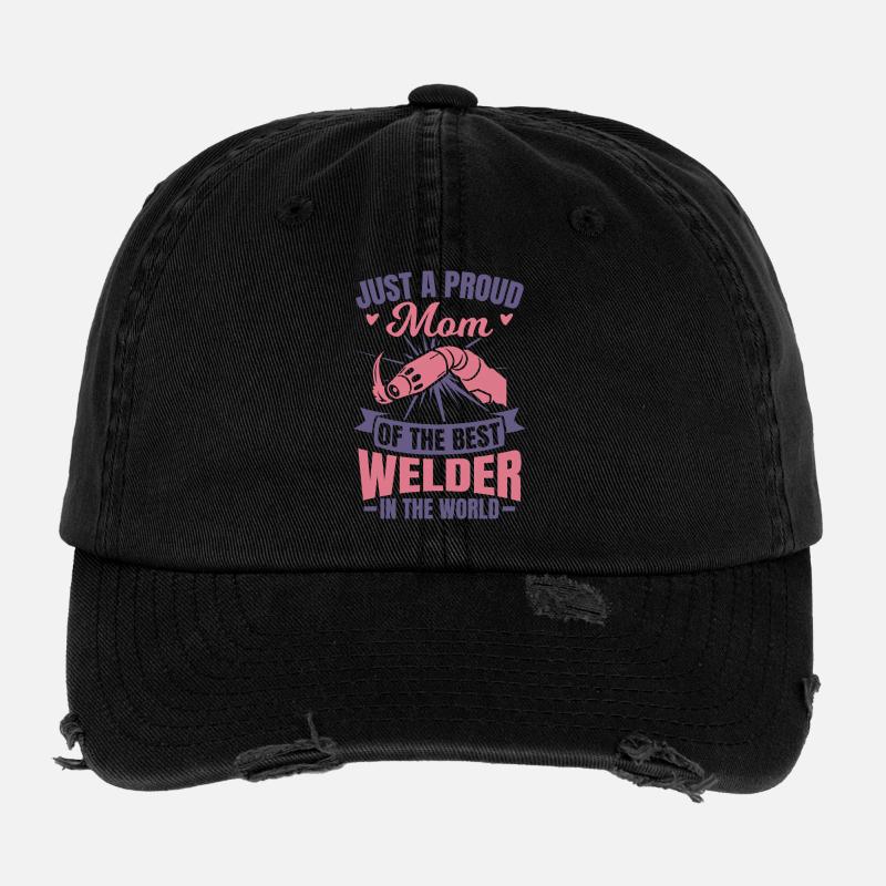 Mother Welder Flexfit Vintage Destroyed Cap