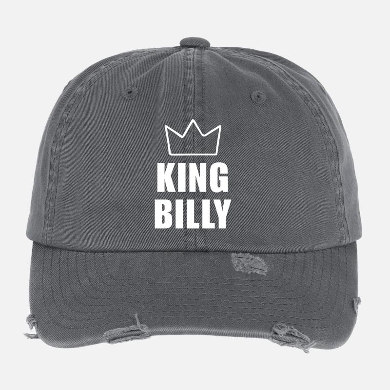 King Billy Crown Shirt – Name beginnt mit B Flexfit Vintage Destroyed Cap