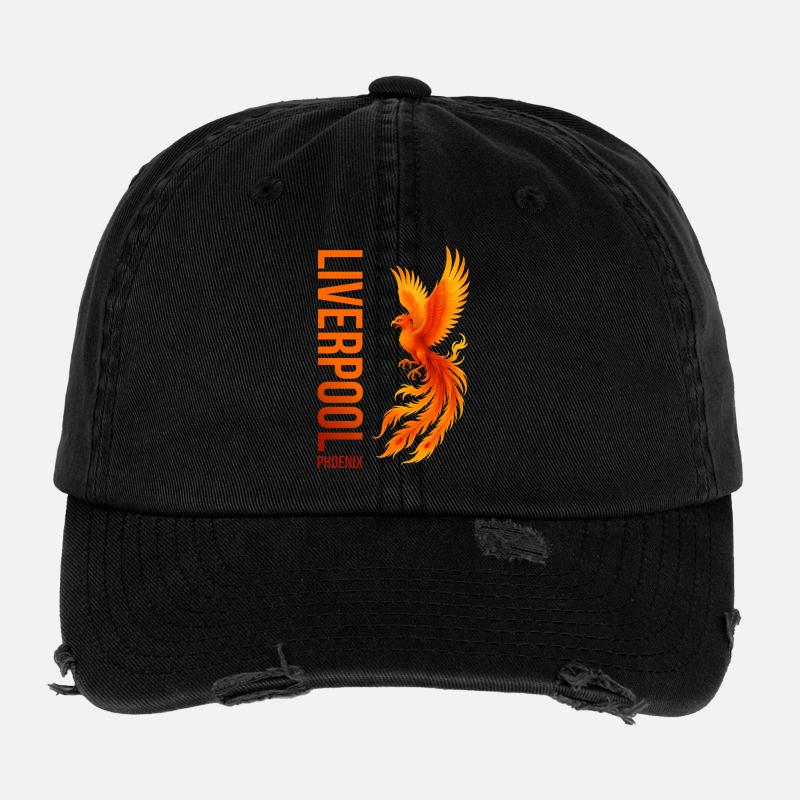MAJESTUEUX PHOENIX FIREBIRD Casquette vintage effet usé Flexfit