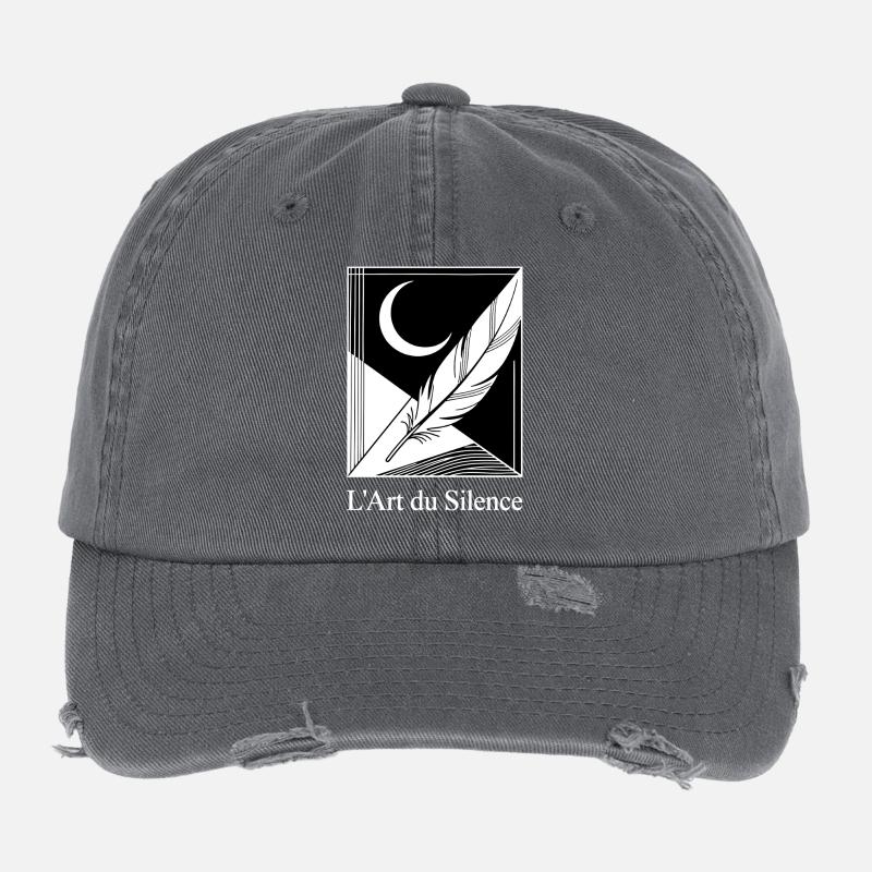 Moon Feather Geometric Flexfit Vintage Destroyed Cap