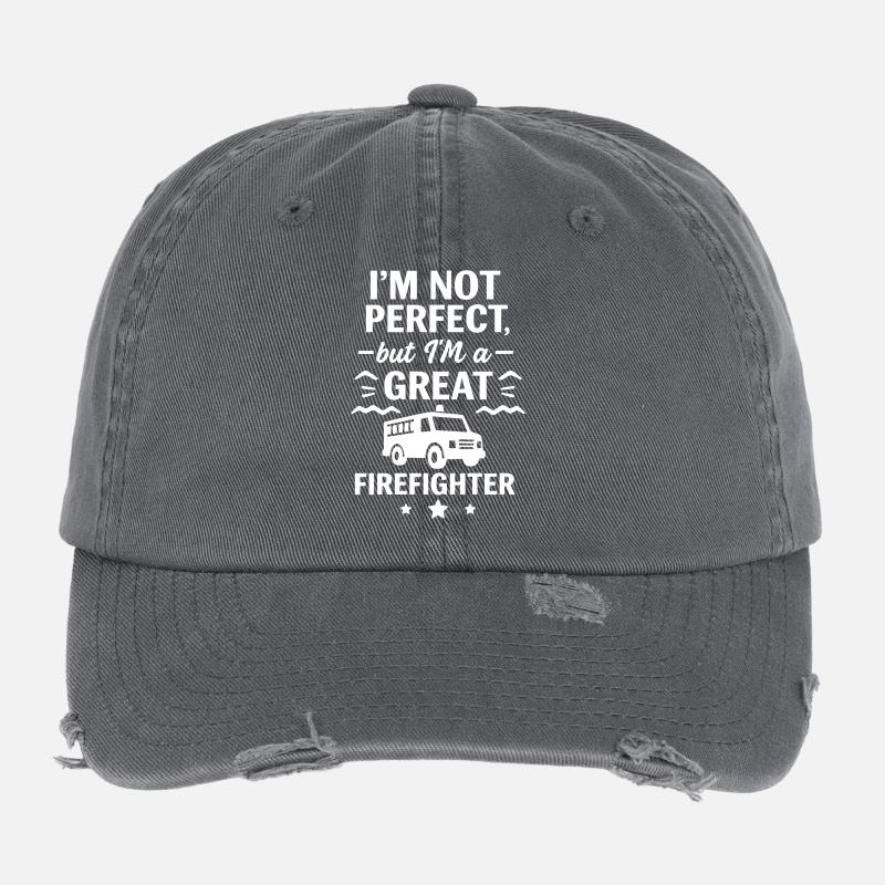 Super-Feuerwehr-Held Flexfit Vintage Destroyed Cap