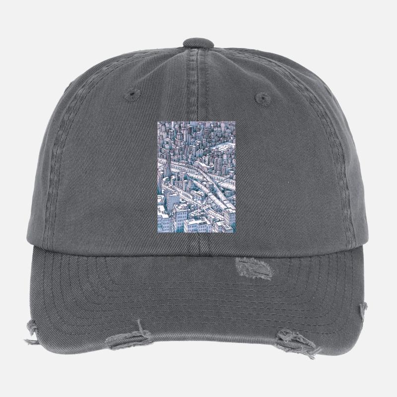 Central Park NYC Flexfit Vintage Destroyed Cap