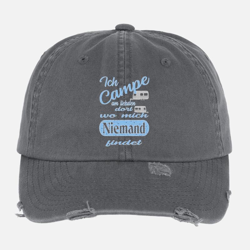 Camping Casquette vintage effet usé Flexfit