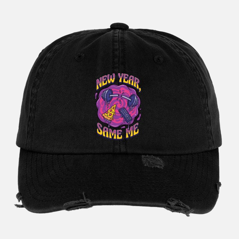 Neues Jahr, dieselbe ich Flexfit Vintage Destroyed Cap