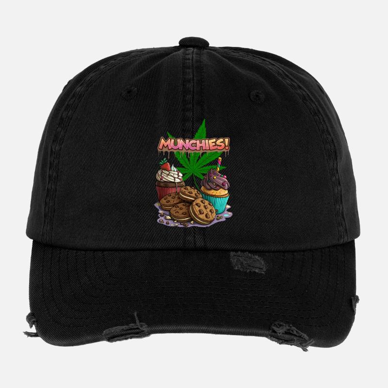 Munchies Flexfit Vintage Destroyed Cap