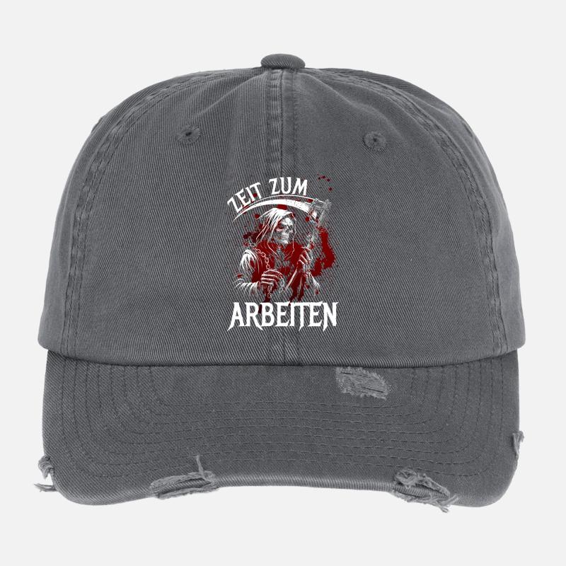 Time to work Flexfit Vintage Destroyed Cap