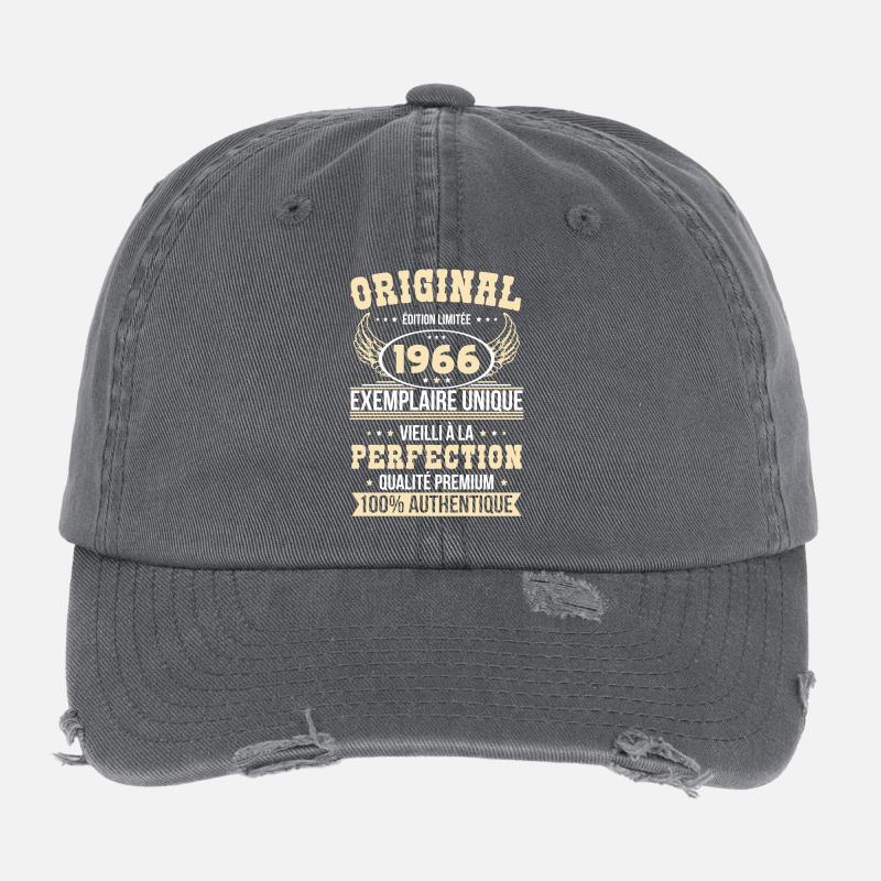 1966 – Unique example – Premium quality Flexfit Vintage Destroyed Cap