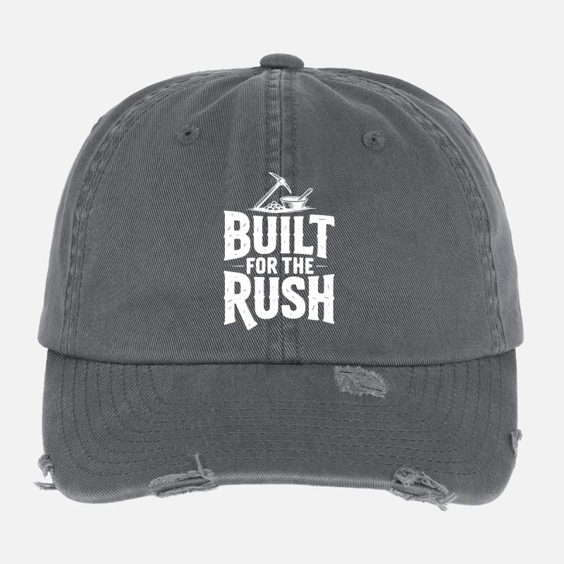 Built for the Rush Flexfit Vintage Destroyed Cap