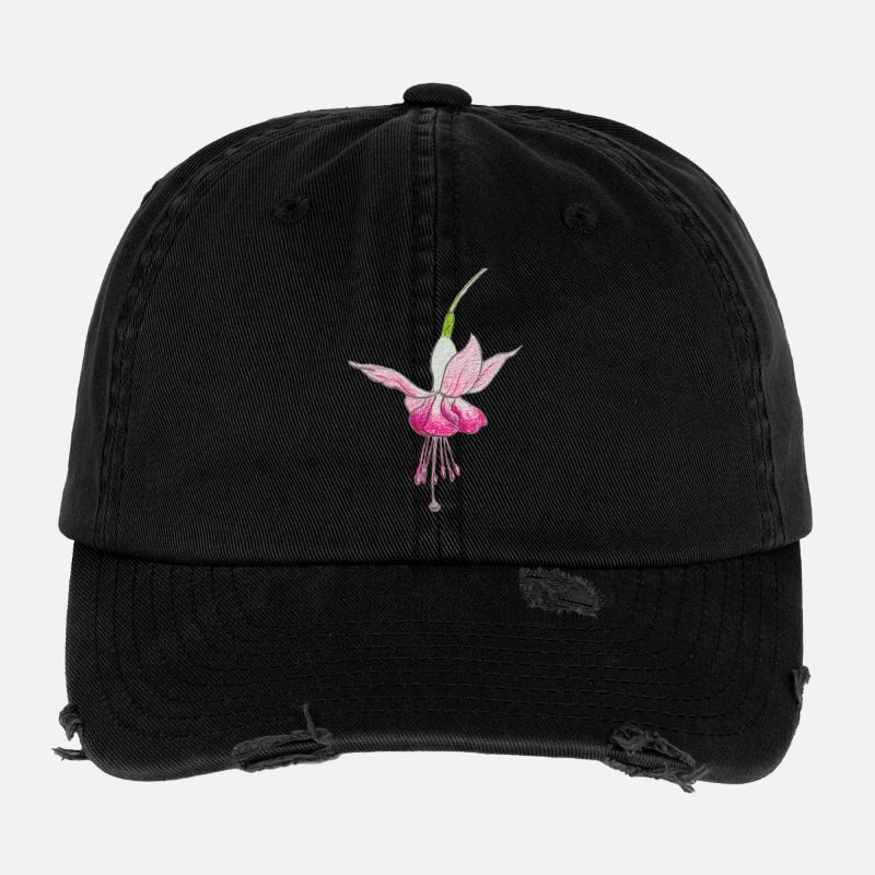 Fuchsienblüte Flexfit Vintage Destroyed Cap