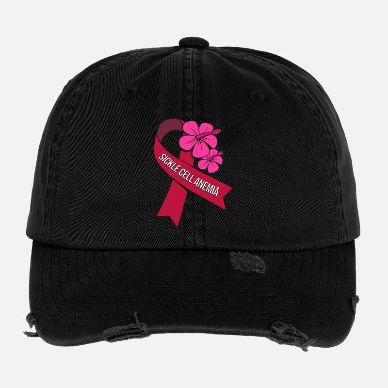 Sickle cell anemia Flexfit Vintage Destroyed Cap