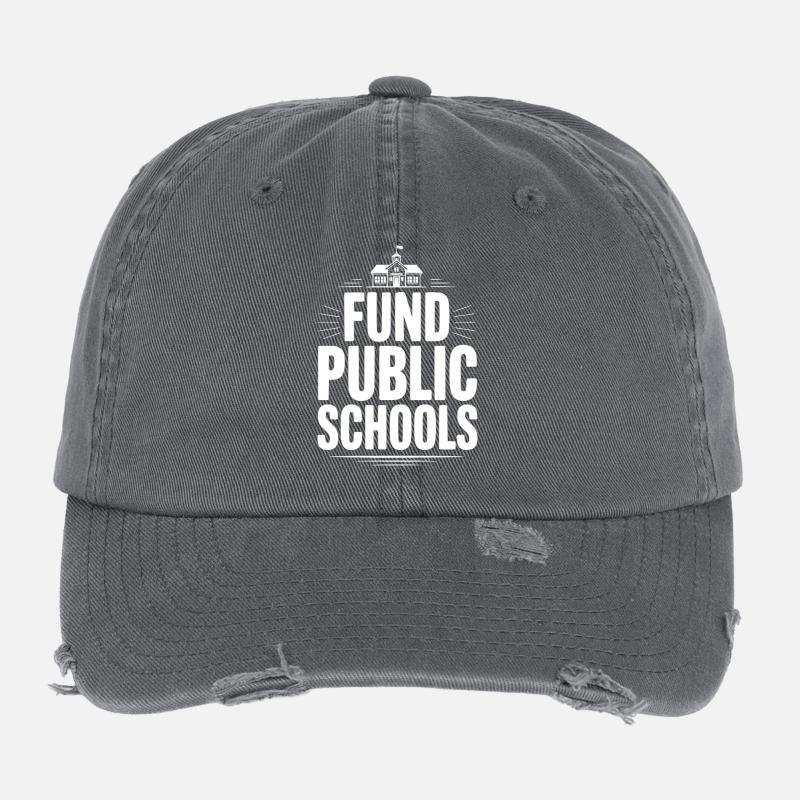 Fund Public School Flexfit Vintage Destroyed Cap